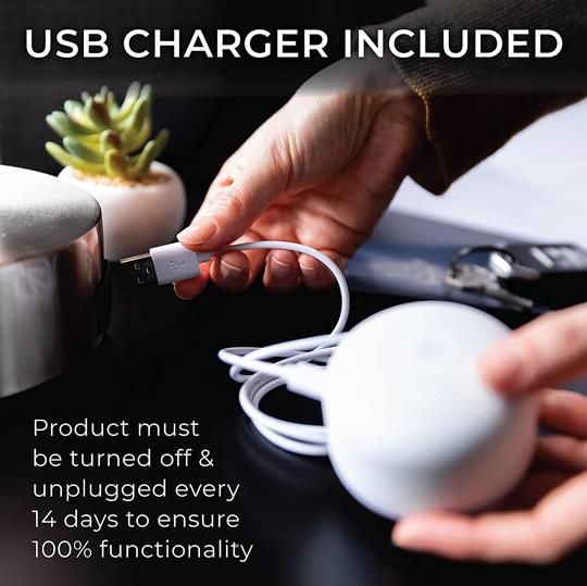 Yogasleep Travel Mini Sound Machine with Night Light | White